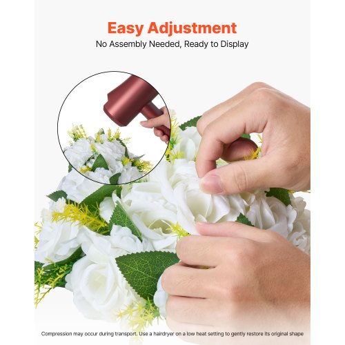 Blumenkugeln für Hochzeitstischdekoration 23 cm Blumenarrangement 10 Stück | EU