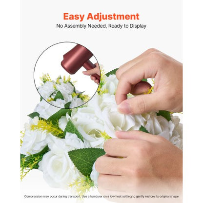 Blumenkugeln für Hochzeitstischdekoration 23 cm Blumenarrangement 10 Stück | EU