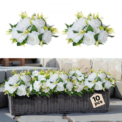 Blumenkugeln für Hochzeitstischdekoration 23 cm Blumenarrangement 10 Stück | EU