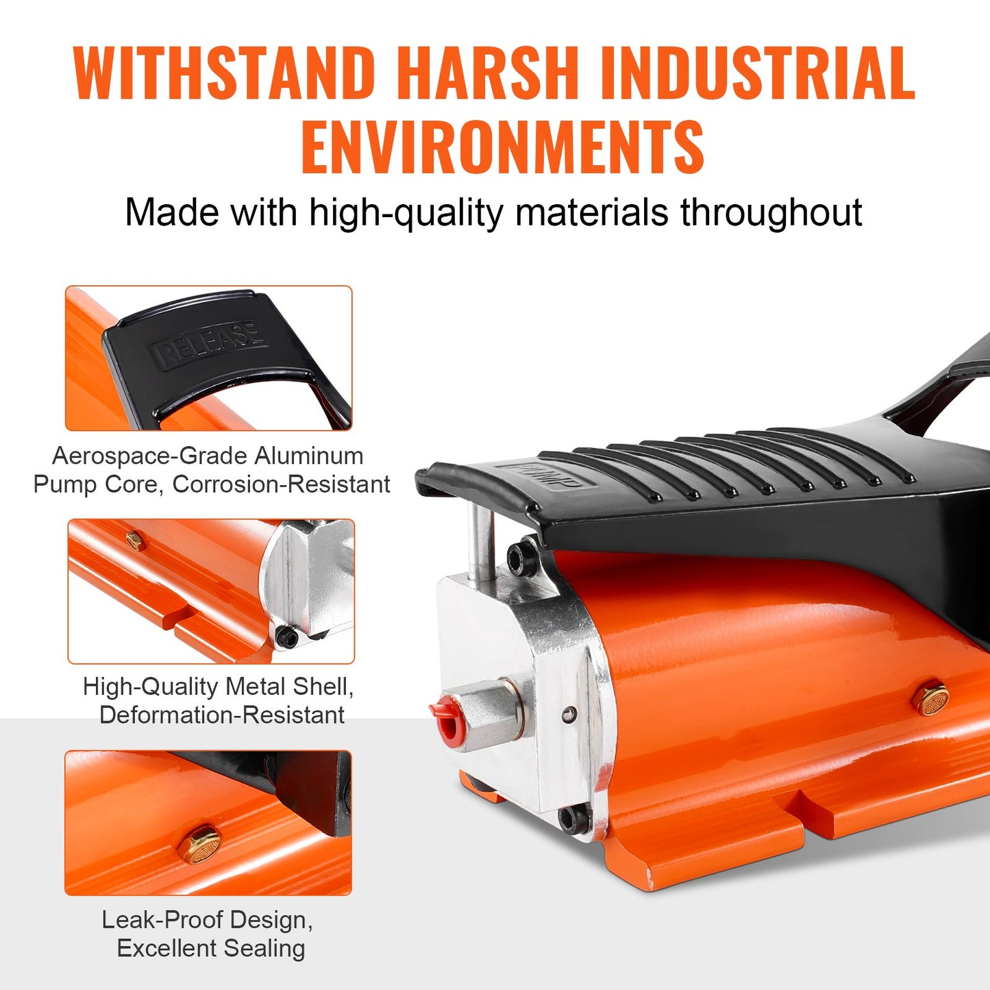 Lufthydraulische Luftpumpe, luftbetriebene Fußpumpe, 10.000 PSI, Rahmenmaschinenpumpe