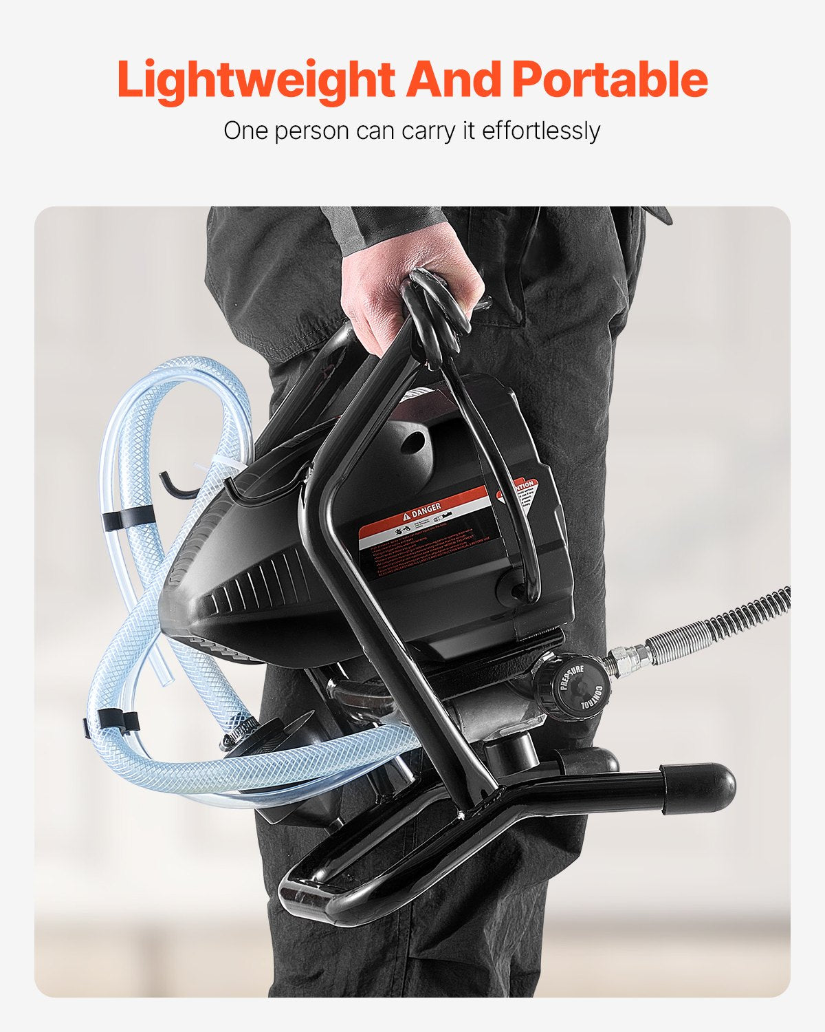 Stativ-Hochdrucksprühgerät Elektrisches Farbsprühgerät 650W 3000PSI