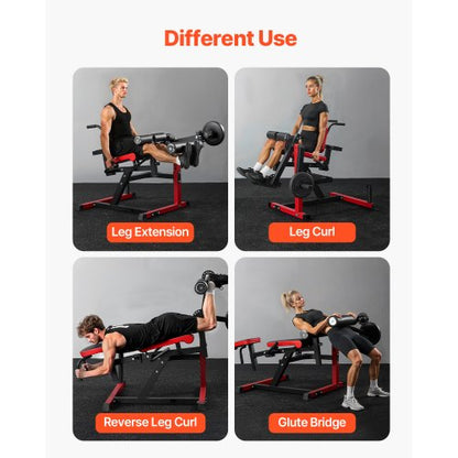 Leg Extension and Flexion Machine Seated Rotating Leg Extension Bench 227 kg | EU