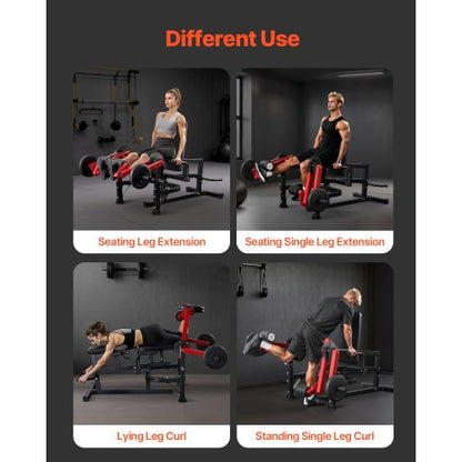 Leg Extension and Curl Machine Seated Leg Rotary Extension Bench 700lbs | EU