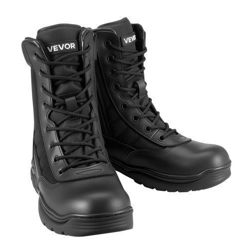 Herr Militär Taktiska Stövlar 203 mm Andningsbara Sidodragkedja UK Storlek 8