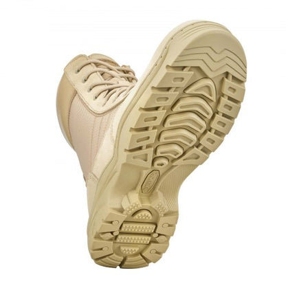 Herr Militär Taktiska Stövlar 203 mm Sandfärgad Sidodragkedja UK Storlek 9.5