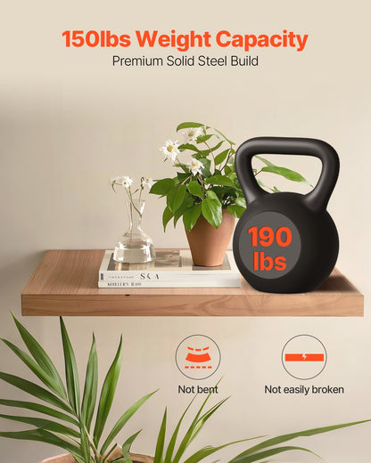 Floating Shelf Bracket 1 Pack, 190 lbs/86 kg Weight Capacity, 34x6.2x1.5 inch / 863.6x157.4x38.1 mm, Heavy Duty Hidden Shelf Brackets Support, Wall Mounting Invisible Floating Shelves Bracket