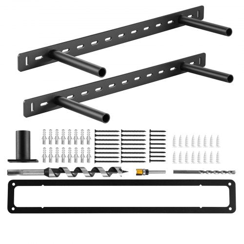 Floating Shelf Brackets 2 Pcs, 150 lbs/68 kg Weight Capacity, 22x6.2x1.5 inch / 558.4x157.4x38.1 mm, Heavy Duty Hidden Shelf Brackets Support, Wall Mounting Invisible Floating Shelves Bracket