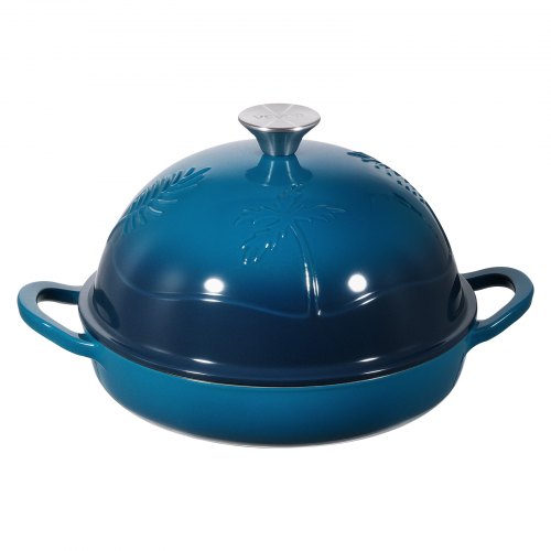Enameled Cast Iron Dutch Oven, 5 Quart Pot for Sourdough Bread Baking, Heavy-Duty Cookware Pan with Lid and Dual Handles, Oven Induction Compatible up to 500℉, for Cooking Roasting