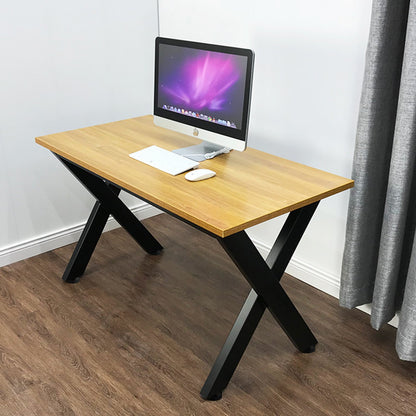 Tischbeine aus Metall, 28,3 x 23,6 Zoll, schwarze Tischbeine, Tischbeine aus Premiumstahl mit X-Rahmen-Stil, Bankbeine aus Stahl, Tischbeine im Landhausstil, Möbelbeine, perfekt für Café, Homeoffice, Bar