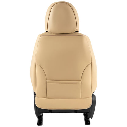 Sitzbezüge, Universal-Autositzbezüge, Komplettset, Vorder- und Rücksitze, 13-teilige Kunstleder-Sitzbezüge, vollständig geschlossenes Design, abnehmbare Kopfstütze und Airbag-kompatibel, für die meisten SUVs