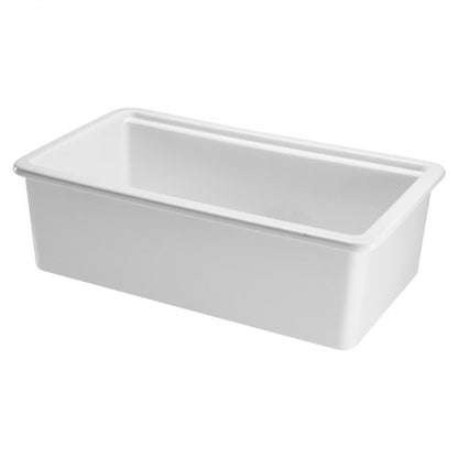 76cm farmhouse sink top mounted undermount kitchen sink with single bowl, fireclay