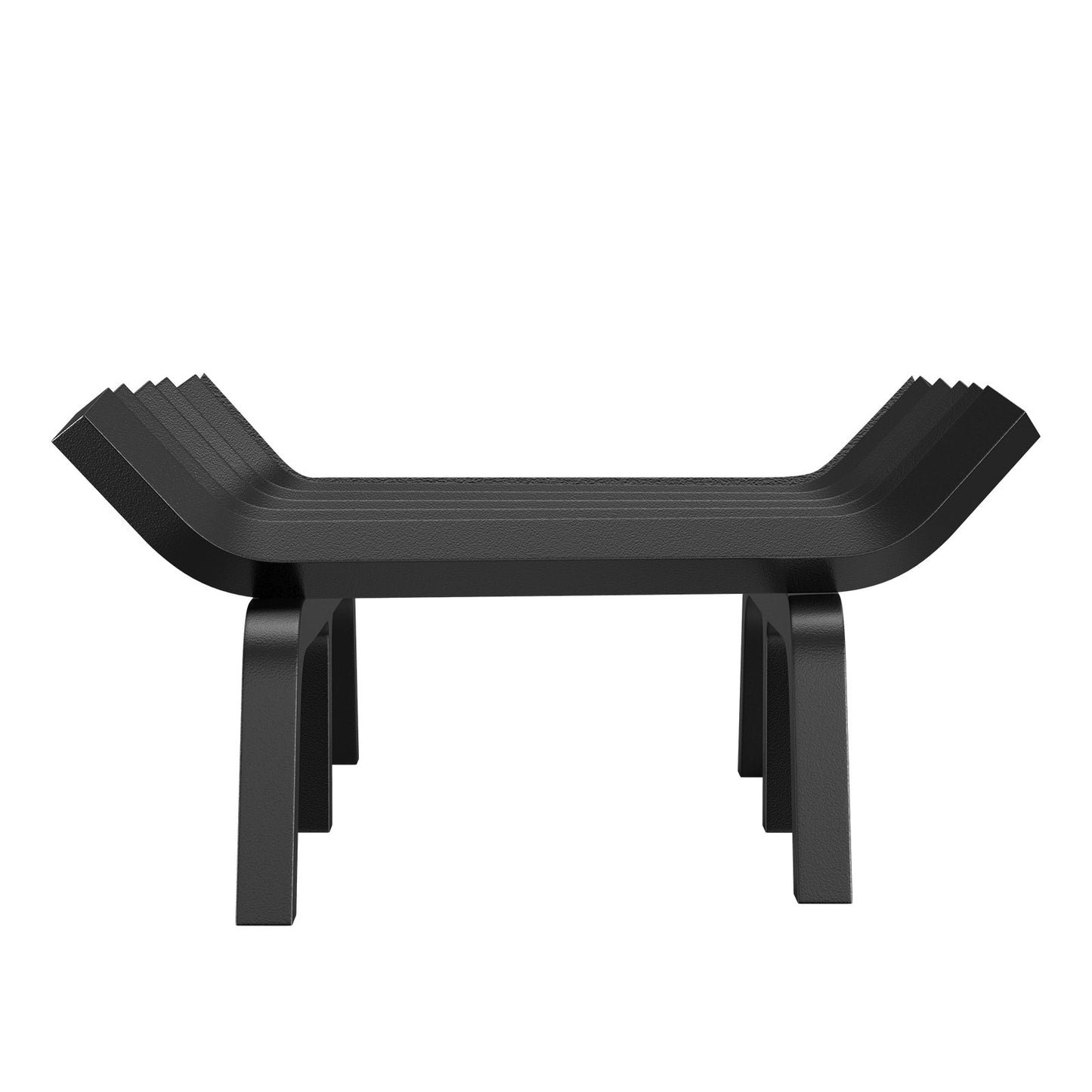 Fireplace Grate, 27 Inch Heavy Duty Fire Grate with 6 Support Legs, 3/4'' Solid Powder Coated Steel Bars, Wood Burning Holder for Indoor and Outdoor Fireplace