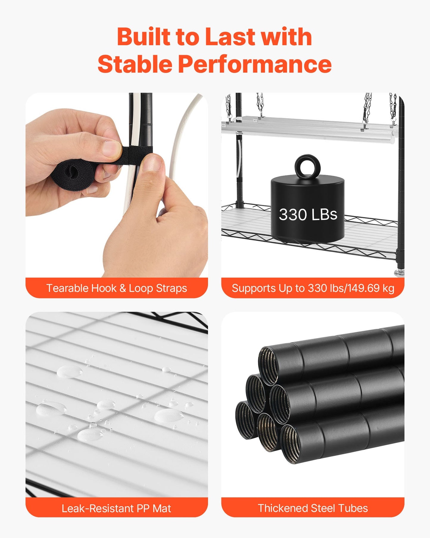 Indoor Greenhouse with Grow Light, 59 in Tall 4-Tier Plant Stand with Clear Cover, Timer & Hygrometer, 180W Full Spectrum Grow Lights, Metal Lighted Plants Shelf Holder for Indoor Plants