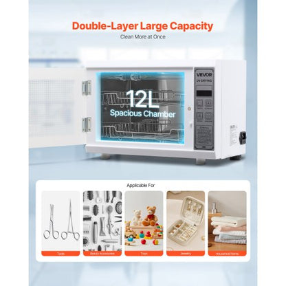 Nagelverktygsrengöringsmaskin 12L Storkapacitet Verktygsrengöring Olika lägen