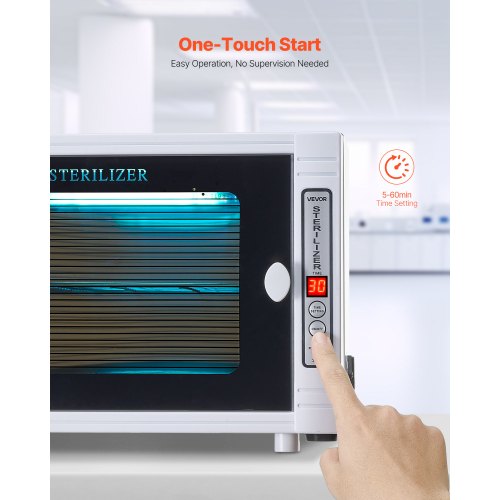 Nail Tool Cleaning Machine 12L Large Capacity Tool Cabinet Cleaning Box