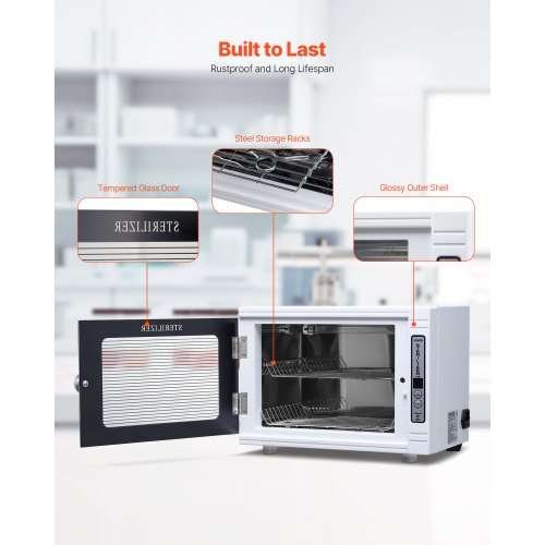 Nail Tool Cleaning Machine 12L Large Capacity Tool Cabinet Cleaning Box