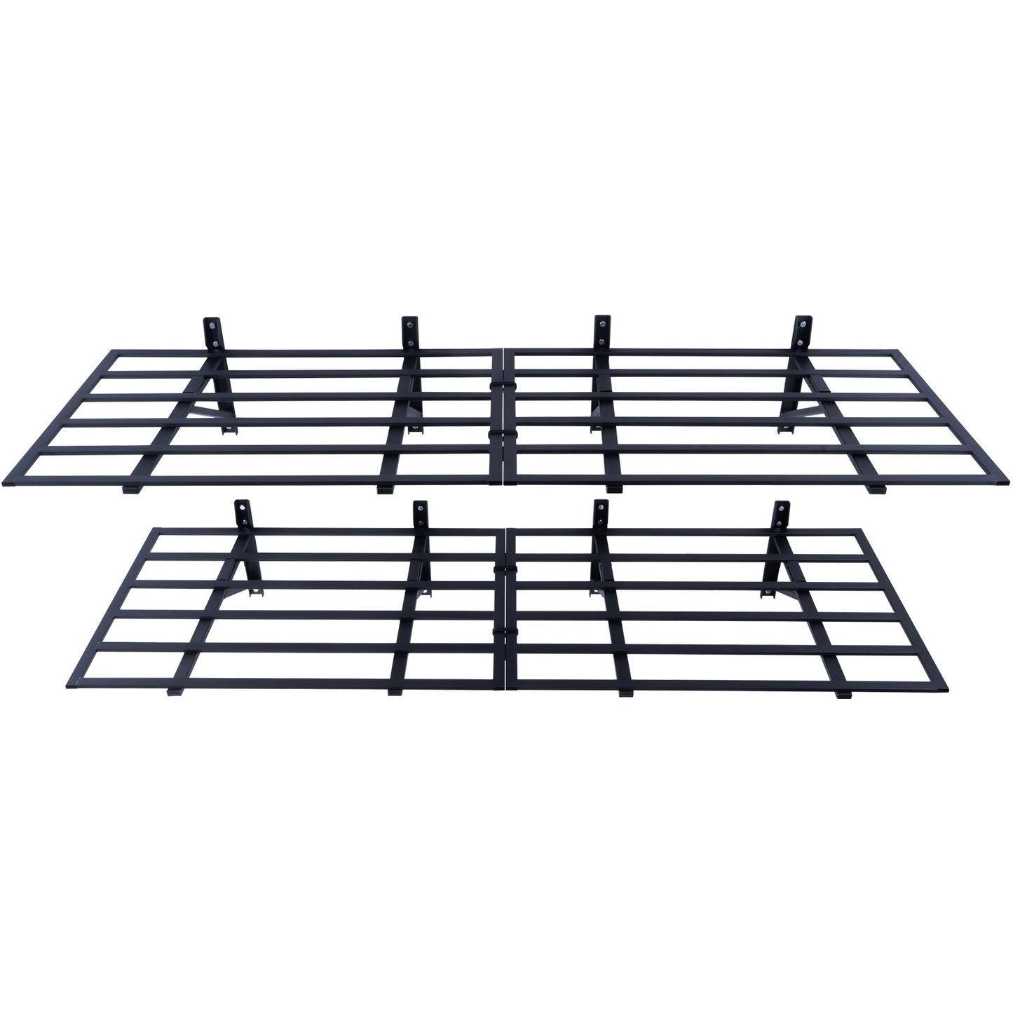 Garage Shelves, 2-Pack, 6 x 2 ft. Heavy Duty Garage Shelves Wall Mounted, 1600 lbs Load Capacity (Total) Garage Storage Rack Floating Shelves, Suitable for Shop, Shed, Garage Storage
