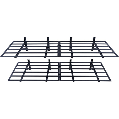 Garage Shelves, 2-Pack, 6 x 2 ft. Heavy Duty Garage Shelves Wall Mounted, 1600 lbs Load Capacity (Total) Garage Storage Rack Floating Shelves, Suitable for Shop, Shed, Garage Storage