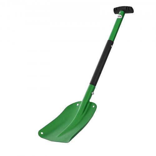 Snow Shovel for Driveway, 8.5 in Wide Aluminum Alloy Snow Shovel with T-shaped Handles, Large Capacity Snowplow Shovels, Portable & Lightweight Snows Removal Tool for Garden Car Camping
