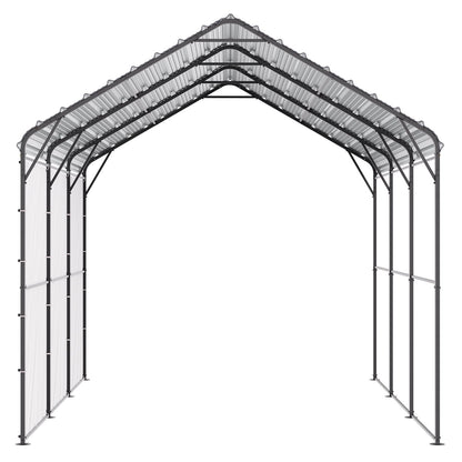 10' x 15' Metall-Carport, robuste Outdoor-Autogarage für Boote
