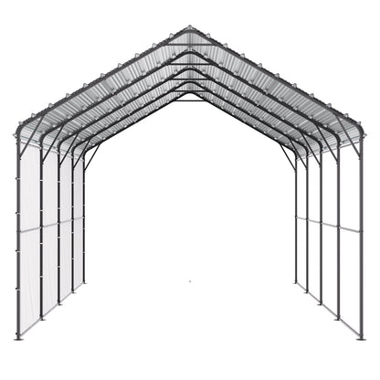 12' x 20' Metall-Carport, robuste Outdoor-Autogarage für Boote