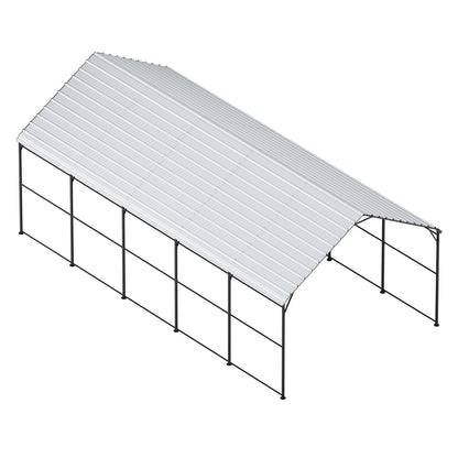 13' x 26' metallcarport Heavy Duty utomhusbilsskydd Garage för båtar
