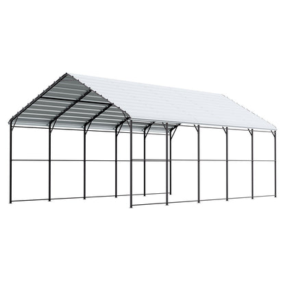 13' x 26' metallcarport Heavy Duty utomhusbilsskydd Garage för båtar