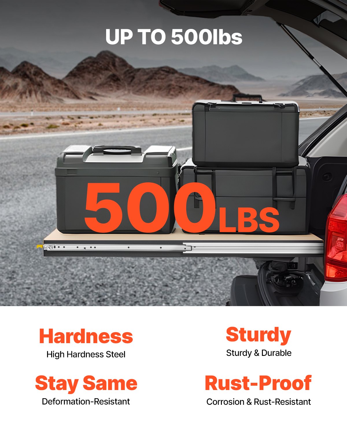 1 Pair 18-60 in Soft-Close Drawer Slides Ball Bearing Full Extension