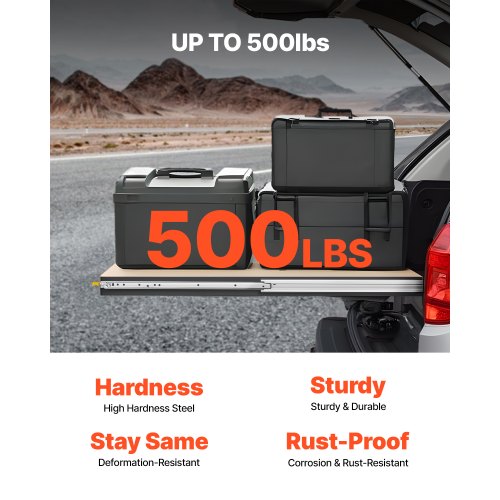 1 Pair 18-60 in Soft-Close Drawer Slides Ball Bearing Full Extension | EU