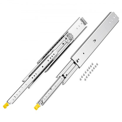 1 Pair 18-60 in Soft-Close Drawer Slides Ball Bearing Full Extension | EU