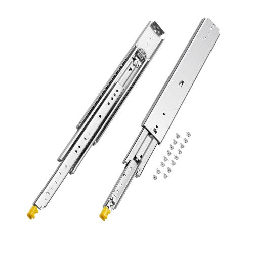 1 Pair 18-60 in Soft-Close Drawer Slides Ball Bearing Full Extension | EU
