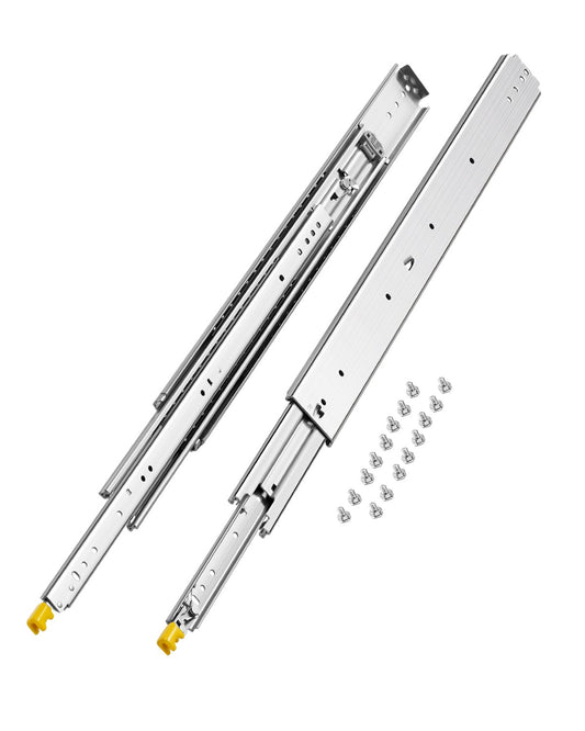 1 Pair 18-60 in Soft-Close Drawer Slides Ball Bearing Full Extension