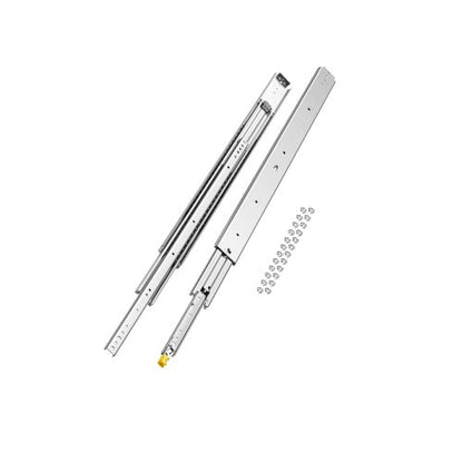 1 Pair 16-60 Inch Soft Closing Drawer Slides Ball Bearing Full Extendable | EU