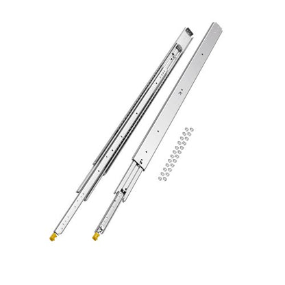 1 Paar 18-60 Zoll Soft-Close-Schubladenschienen Kugellager Vollauszug | EU