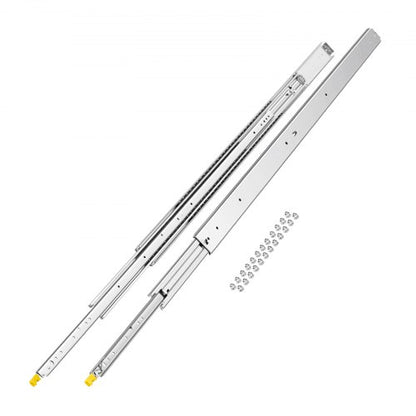 1 Paar 18-60 Zoll Soft-Close-Schubladenschienen Kugellager Vollauszug | EU