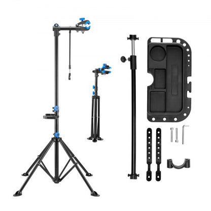 Bicycle repair stand 30 kg adjustable bike stand with tool tray