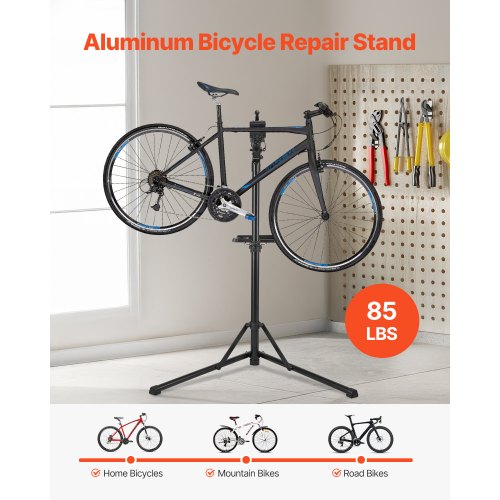 Bicycle repair stand 36 kg adjustable bike stand with tool tray