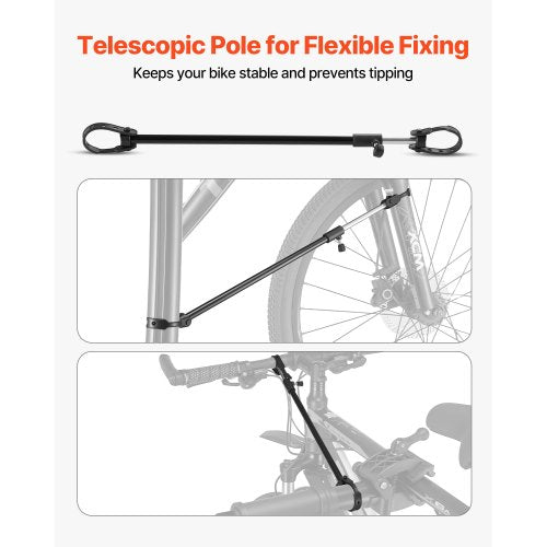 Bicycle repair stand 36 kg adjustable bike stand with tool tray