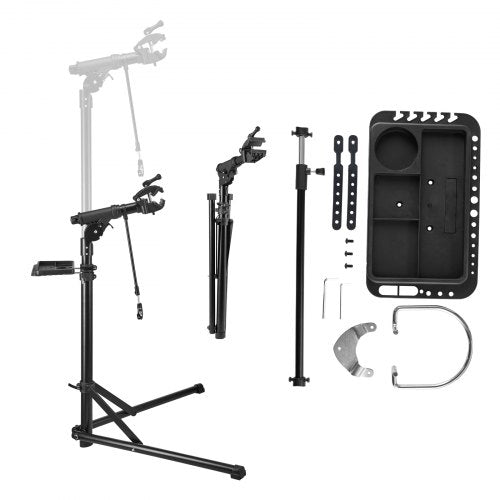 Bicycle repair stand 36 kg adjustable bike stand with tool tray