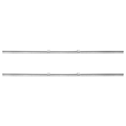 Linear Motion Guide Kit, SBR20 1800mm, Includes 2 PCS 70.9 in/1800 mm SBR20 Rails and 4 PCS SBR20UU Bearing Blocks, Ideal for CNC Machines, Automation Equipment, and DIY Projects