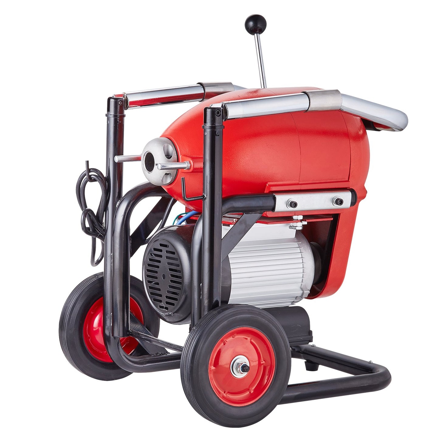 Sewer cleaning machine 120FT x 6/5" 1100W sectional auger manual feed