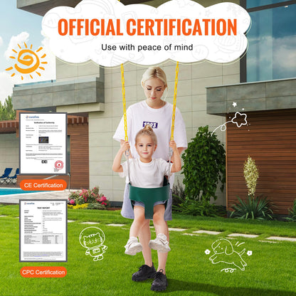 Gungstol för småbarn Hög rygg Hel hink Babysäte med gungstol 150 lbs