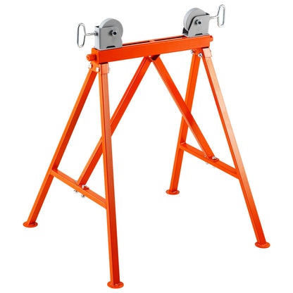 Pipe Stand with Roller Head 2500 LBS Load for 2-36 inch pipe 45# steel