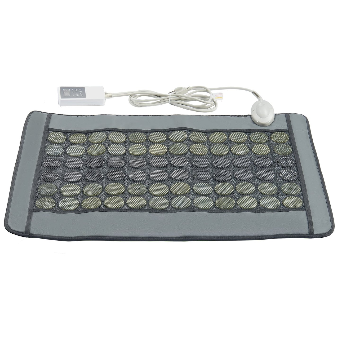 Far Infrared Heating Pad 48 Natural Jade &amp; 24 Tourmaline Stone Heating Pad