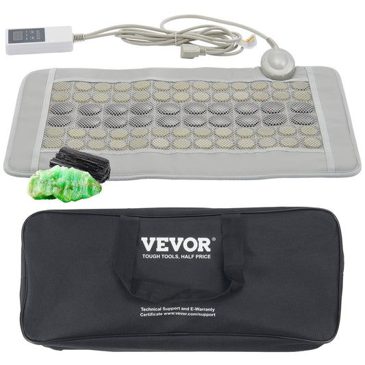 Far Infrared Heating Pad 52 Natural Jade &amp; 20 Tourmaline Stone Heating Pad