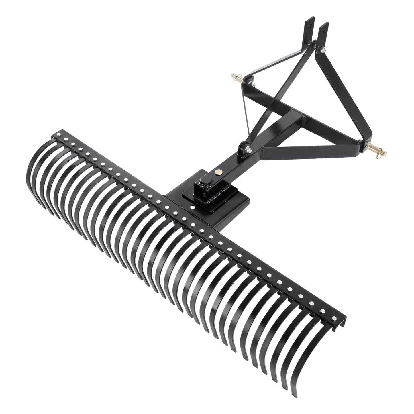 Bogsering bakom Dethatcher 60" 3-punkts Lawn Dethatcher Rake med tillbehör