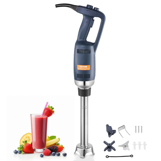 Commercial Immersion Mixer 350W Heavy Duty Hand Blender for Soup Sauces