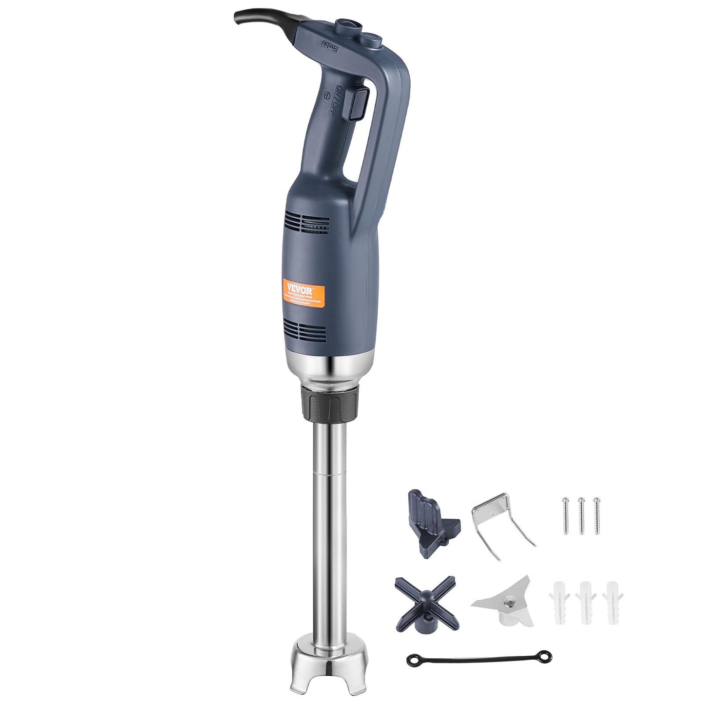 Commercial Immersion Mixer 350W Heavy Duty Hand Blender for Soup Sauces