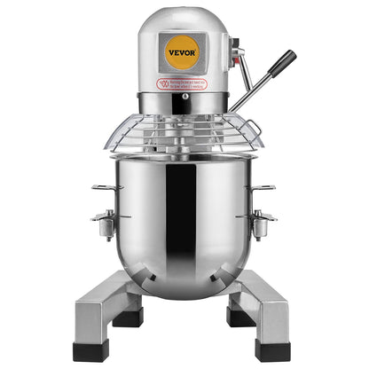 Commercial Food Mixer 14L 3-Speed Stand Dough Mixer 550W for Restaurant