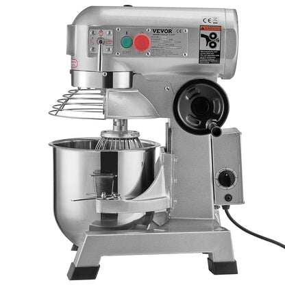 Commercial Food Mixer 18.7L 3-Speed Stand Dough Mixer 1100W for Restaurant